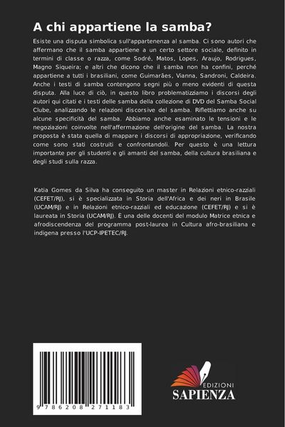 Produktbild: A chi appartiene la samba?