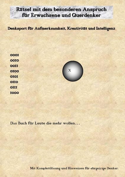 Produktbild: Rätsel mit dem besonderen Anspruch für Erwachsene und Querdenker