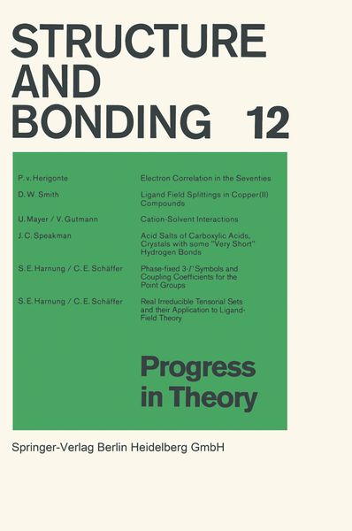 Produktbild: Progress in Theory