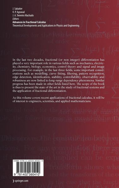 Produktbild: Advances in Fractional Calculus