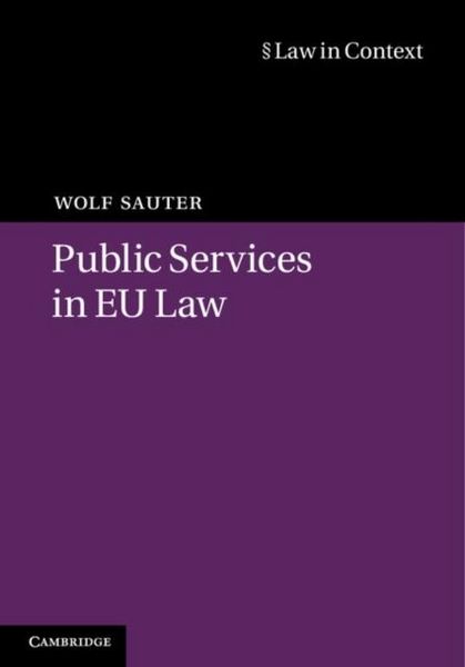 Produktbild: Public Services in EU Law