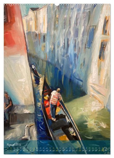 Produktbild: Venedig, verzaubert (hochwertiger Premium Wandkalender 2026 DIN A2 hoch), Kunstdruck in Hochglanz