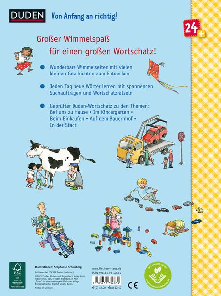 Produktbild: Duden 24+: Mein gro&szlig;es Wimmel-W&ouml;rterbuch