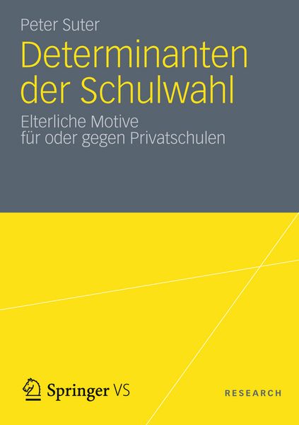 Produktbild: Determinanten der Schulwahl