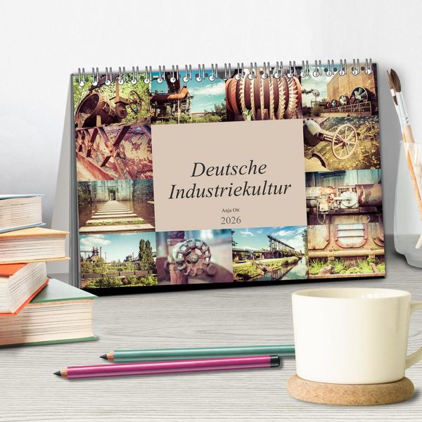 Produktbild: Deutsche Industriekultur (Tischkalender 2026 DIN A5 quer), CALVENDO Monatskalender