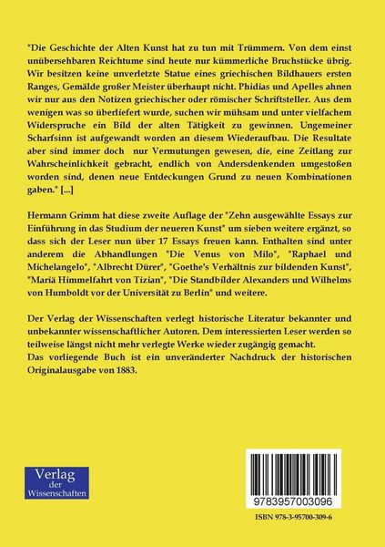 Produktbild: Zehn ausgew&auml;hlte Essays zur Einf&uuml;hrung in das Studium der neueren Kunst