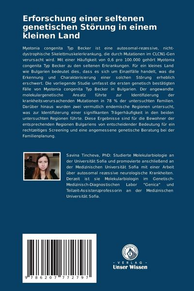 Produktbild: Erforschung einer seltenen genetischen St&ouml;rung in einem kleinen Land