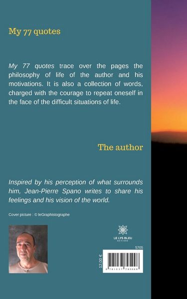 Produktbild: Jean-Pierre Spano: My 77 quotes