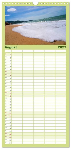 Produktbild: Familienplaner 2027 - Australien mit 5 Spalten (Wandkalender, 21 x 45 cm) CALVENDO