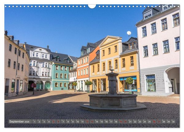 Produktbild: Greiz - Perle an der wei&szlig;en Elster in Th&uuml;ringen (Wandkalender 2026 DIN A3 quer), CALVENDO Monatskalender