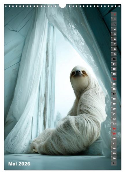 Produktbild: White Life (Wandkalender 2026 DIN A3 hoch), CALVENDO Monatskalender