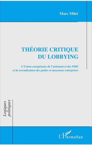 Produktbild: Th&eacute;orie critique du lobbying