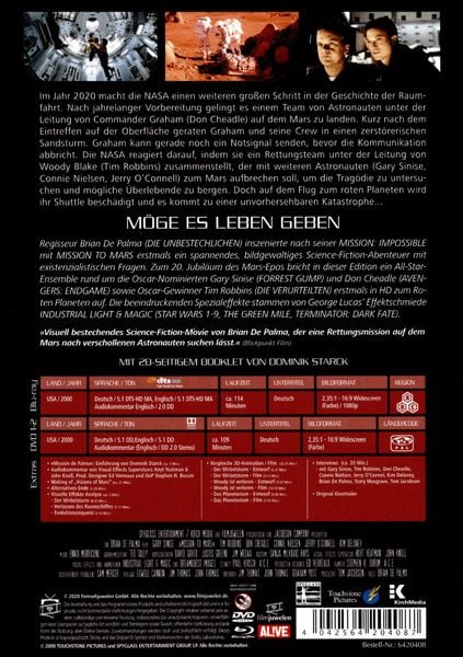 Mission to Mars - Special Edition Mediabook (+ DVDs) (+ Bonus-DVD) (Filmjuwelen)