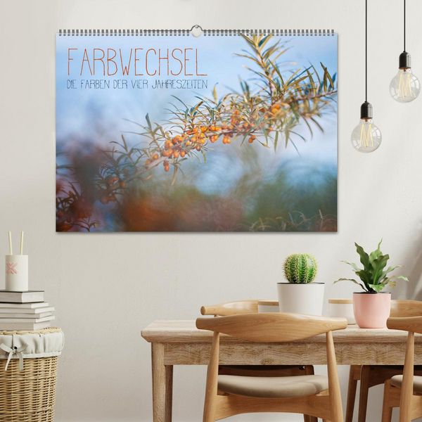 Produktbild: Farbwechsel - Die Farben der vier Jahreszeiten (Wandkalender 2026 DIN A2 quer), CALVENDO Monatskalender