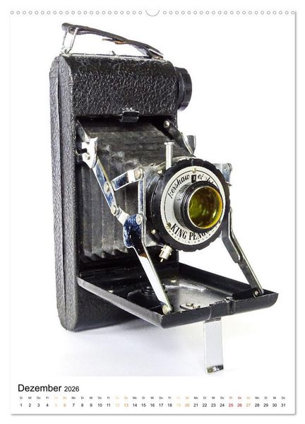 Produktbild: Balgenkameras - Analoge Fotoapparate mit Charme (hochwertiger Premium Wandkalender 2026 DIN A2 hoch), Kunstdruck in Hochglanz