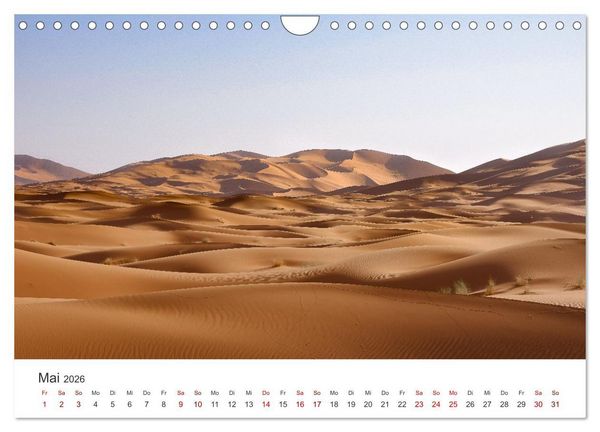 Produktbild: Marokko - Eine wunderbare Reise nach Nordafrika. (Wandkalender 2026 DIN A4 quer), CALVENDO Monatskalender
