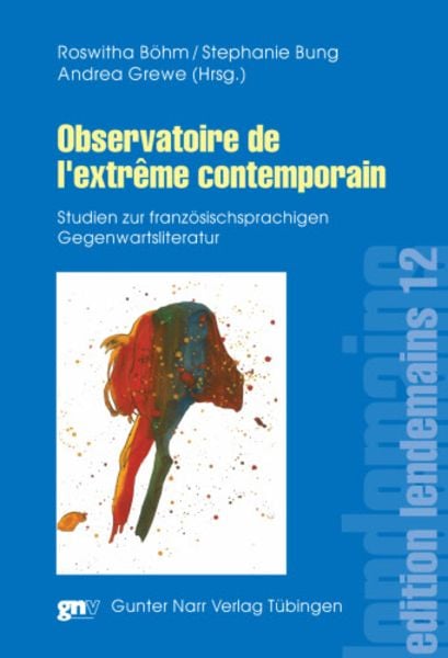 Observatoire de l'extrème contemporain, Taschenbuch von Roswitha Boehm, Narr Francke Attempto, 9783823364948