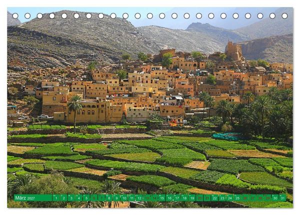 Produktbild: Unterwegs im Weihrauchland Oman (Tischkalender 2027 DIN A5 quer), CALVENDO Monatskalender