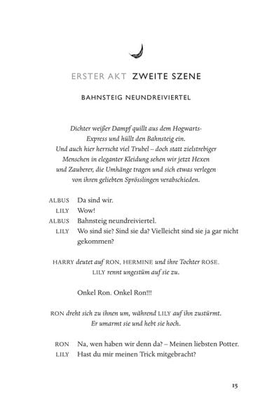 Produktbild: Harry Potter und das verwunschene Kind. Teil eins und zwei