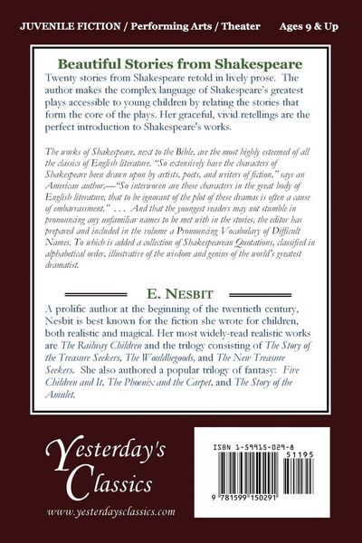 Produktbild: Beautiful Stories from Shakespeare (Yesterday's Classics)