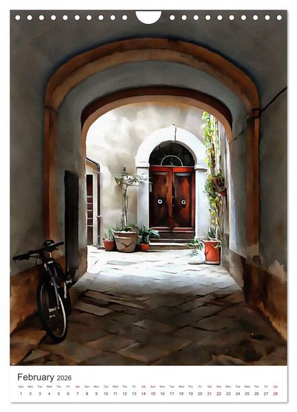 Produktbild: A Year Of Bicycles (Wall Calendar 2026 DIN A4 portrait), CALVENDO 12 Month Wall Calendar