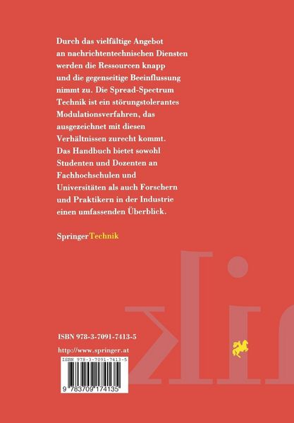 Produktbild: Handbuch der Spread-Spectrum Technik