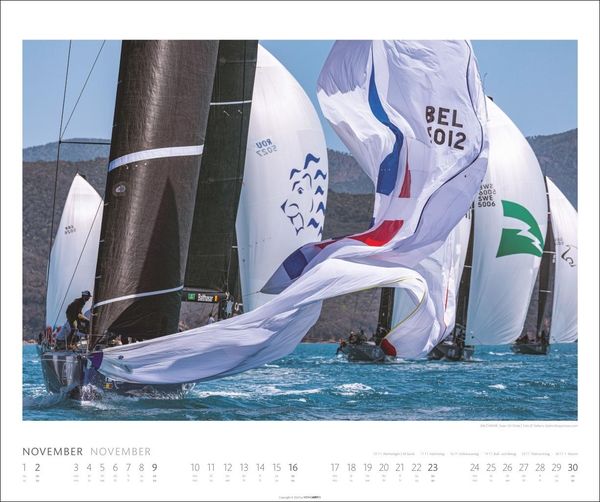 'Sailing Kalender 2025' 'Wandkalender'