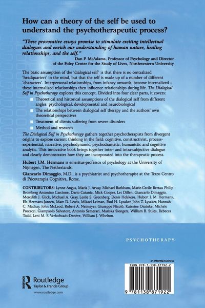 Produktbild: The Dialogical Self in Psychotherapy