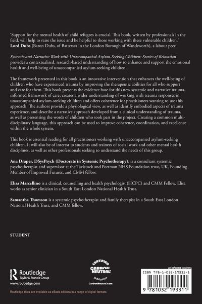 Produktbild: Systemic and Narrative Work with Unaccompanied Asylum-Seeking Children