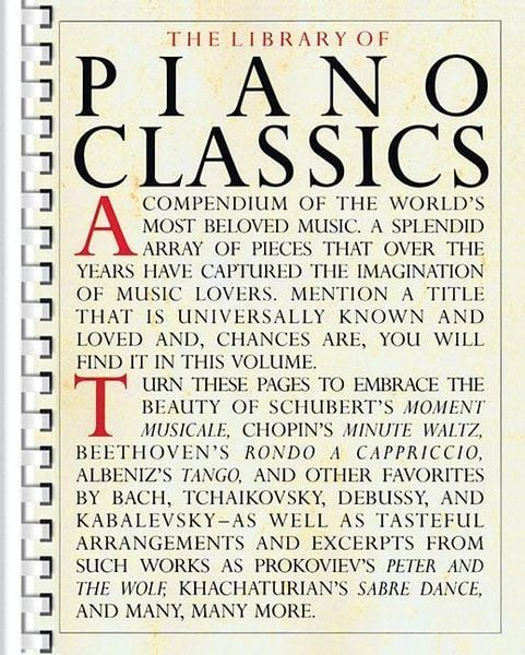 Produktbild: Library of Piano Classics