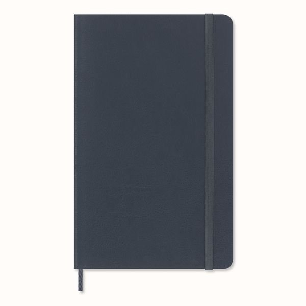 Produktbild: Moleskine Vegea Capri Notizb. A5 lin. Kt schwarz Petrol/Box