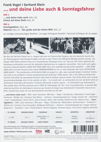 Produktbild: ...und Deine Liebe auch & Sonntagsfahrer [2 DVDs]