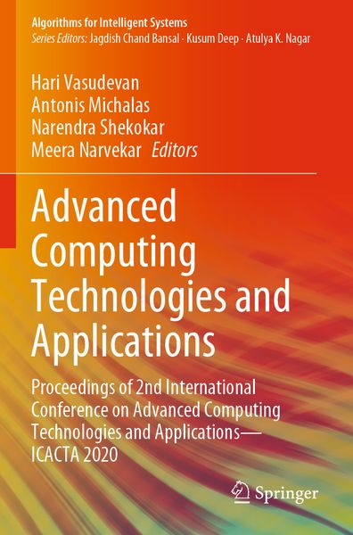 Produktbild: Advanced Computing Technologies and Applications