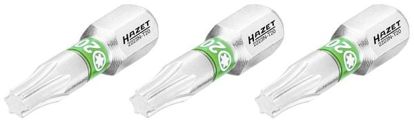 Produktbild: Hazet 2223N-T20/3 2223N-T20/3 Torx-Bit Antrieb: 1/4\" (6.3 mm) Abtrieb: TX TX 20 25mm