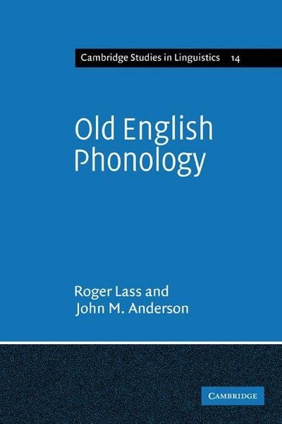 Produktbild: Old English Phonology
