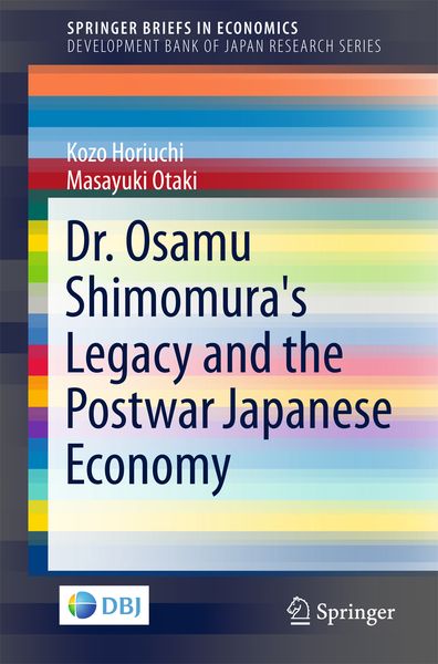 Produktbild: Dr. Osamu Shimomura's Legacy and the Postwar Japanese Economy