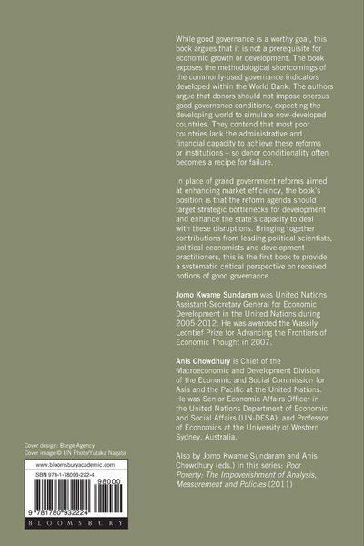 Produktbild: Is Good Governance Good for Development?