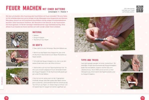 Outdoor-Experimente für Kinder