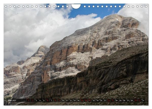 Produktbild: Dolomiten 2027 - Die wei&szlig;en Berge (Wandkalender 2027 DIN A4 quer), CALVENDO Monatskalender