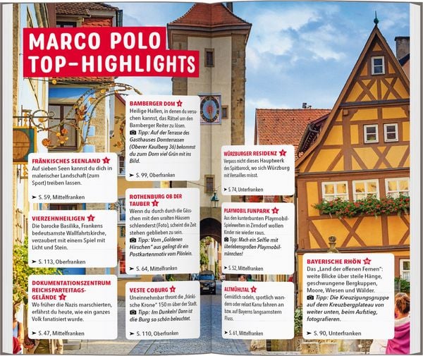 Produktbild: MARCO POLO Reiseführer Franken, Nürnberg, Würzburg, Bamberg