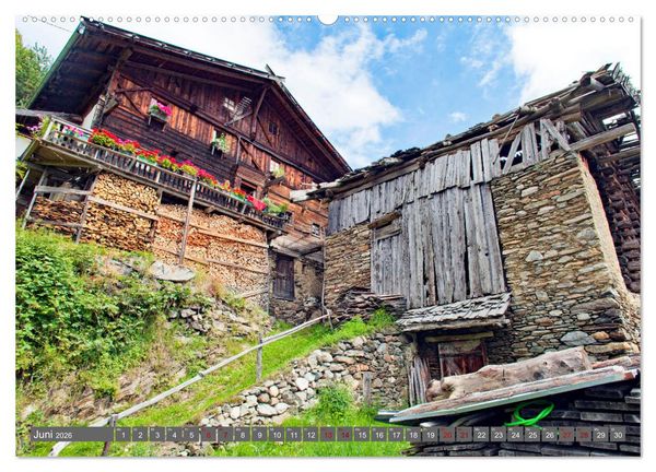 Produktbild: Ultental Wundersch&ouml;ne alte Bauernh&auml;user (hochwertiger Premium Wandkalender 2026 DIN A2 quer), Kunstdruck in Hochglanz