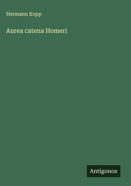Produktbild: Aurea catena Homeri