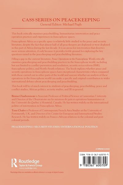 Produktbild: Peace Operations in the Francophone World