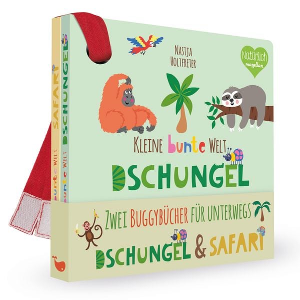 Kleine bunte Welt - Dschungel & Safari, Gebundene Ausgabe von Nastja Holtfreter, Magellan, 978-3-7348-1608-6
