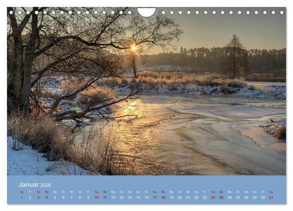 Produktbild: Das Jahr an der Naab zwischen Burglengenfeld und Kallm&uuml;nz (Wandkalender 2026 DIN A4 quer), CALVENDO Monatskalender