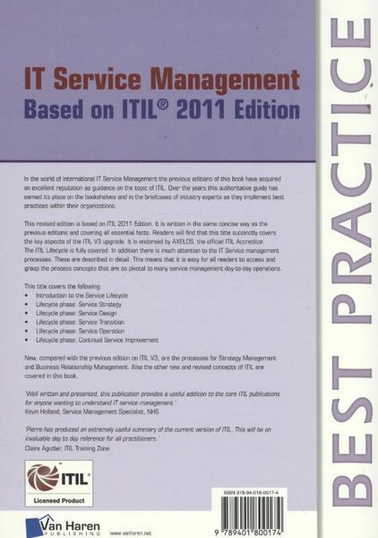 Produktbild: ITIL Service Management Based on ITIL