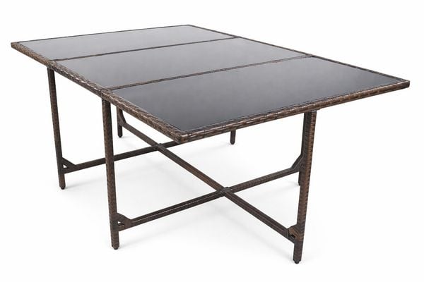 Produktbild: Rattan Gartentisch Balkontisch Raloso 170x110