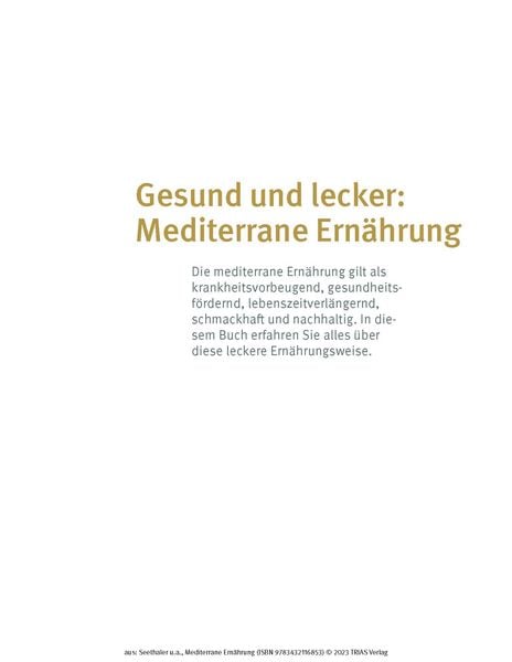 Produktbild: Mediterrane Ernährung