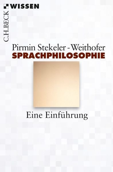 Produktbild: Sprachphilosophie