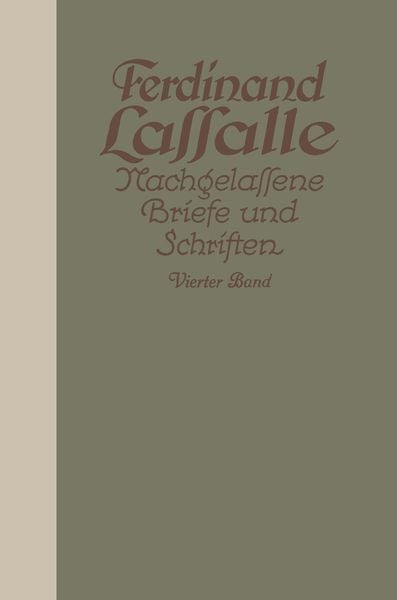 Produktbild: Lassalles Briefwechsel mit Gr&auml;fin Sophie von Hatƶfeldt